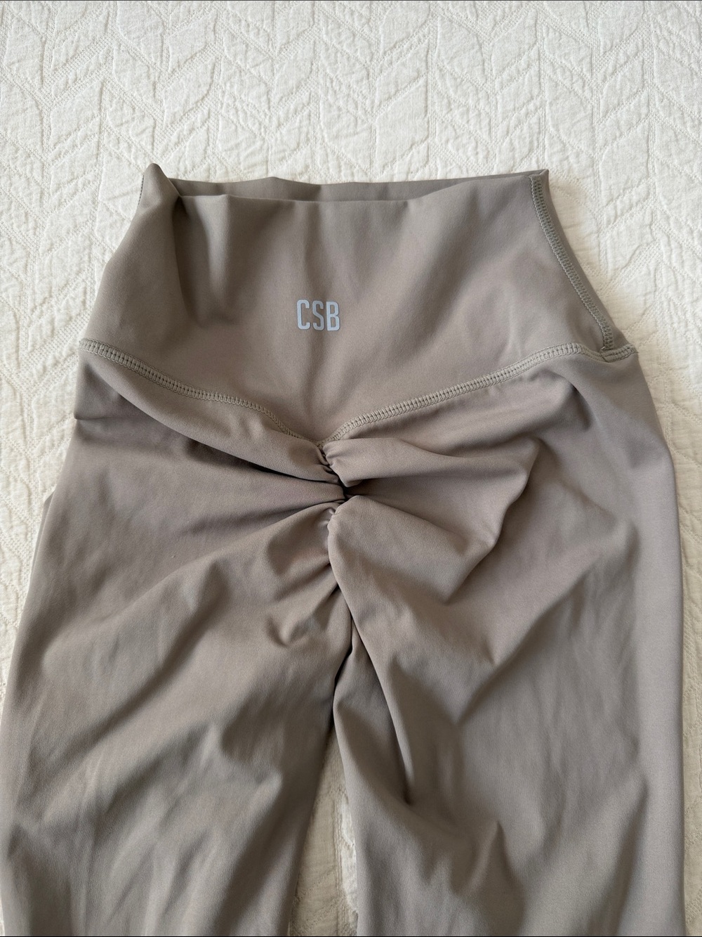 CSB High-Rise Leggings in Taupe